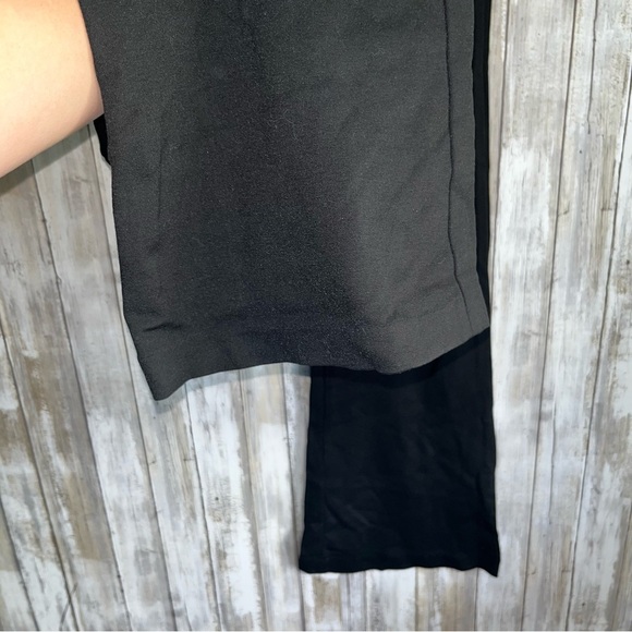 Lauren Ralph Lauren Black Wide Leg Pull On Pants - Picture 2 of 5